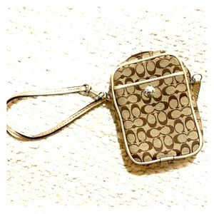 Coach wristlet
